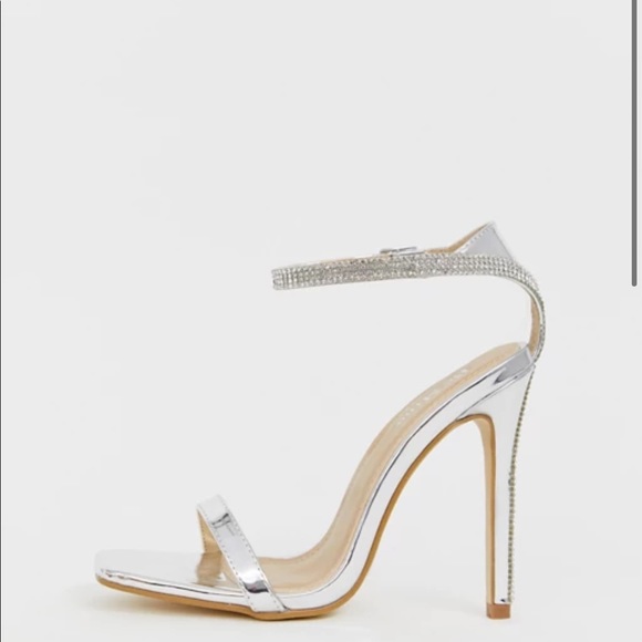 Be Mine Bridal Lylie Metallic Diamanté Shoes - Picture 2 of 10